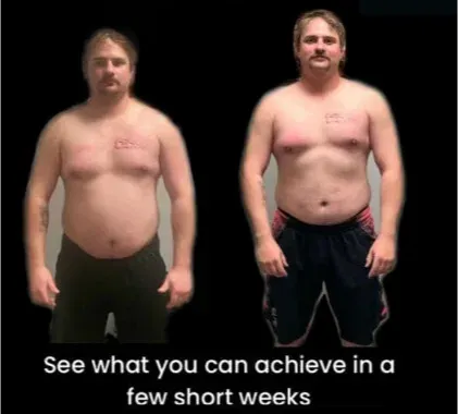 Member before-and-after — a few short weeks of progress
